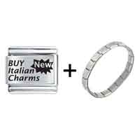 Pugster Gift Center - phrase buy new italian charm laser italian charm bracelets combination Image.