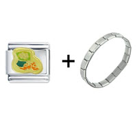 Pugster Gift Center - st patrick leprechaun clothes combination italian charm bracelet Image.