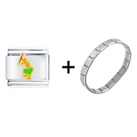 Pugster Gift Center - baseball fun people combination italian charm bracelet Image.