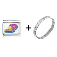 Pugster Gift Center - happy marriage ring combination italian charm bracelet Image.
