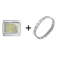 Pugster Gift Center - virgo virgin combination italian charm bracelet Image.