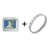 Pugster Gift Center - cute wedding couple combination italian charm bracelet Image.