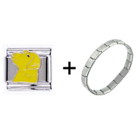 Pugster Gift Center - lovely doggie italian charm bracelets combination Image.