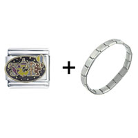 Pugster Gift Center - tgif party combination italian charm bracelet Image.