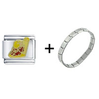 Pugster Gift Center - lady praying combination italian charm bracelet Image.