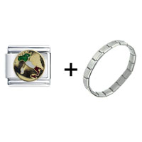 Pugster Gift Center - italy on gold combination italian charm bracelet Image.