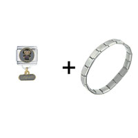 Pugster Gift Center - japanese girl combination italian charm bracelet Image.