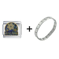 Pugster Gift Center - let it snow combination italian charm bracelet Image.