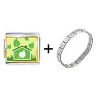 Pugster Gift Center - gold plated sign sprout photo italian charm bracelets combination Image.