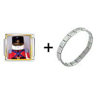 Pugster Gift Center - soldier boy combination italian charm bracelet Image.