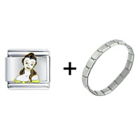 Pugster Gift Center - disney beauty belle combination italian charm bracelet Image.