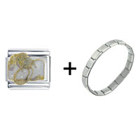 Pugster Gift Center - wedding engagement ring combination italian charm bracelet Image.
