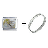 Pugster Gift Center - wedding rings combination italian charm bracelet Image.