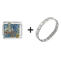 Pugster Gift Center - snake charmer combination italian bracelet Image.