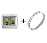 Pugster Gift Center - girls clubbing combination italian charm bracelet Image.
