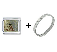 Pugster Gift Center - fashion woman chatting combination italian charm bracelet Image.