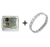 Pugster Gift Center - winter fashion outfit combination italian charm bracelet Image.