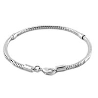 Bracelets - 7.9 inch without clasps snake chain Image.