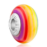  - rainbow round polymer clay Image.