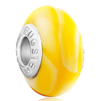  - november yellow fantasy stripes polymer clay Image.
