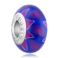  - navy blue with amethyst petal Image.