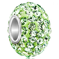 Sterling Silver Jewelry - gorgeous august birthstone sterling silver solid core beads charms bracelets fit all brands Image.