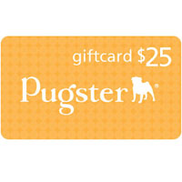 Pugster Gift Center - $25 gift card certificate Image.