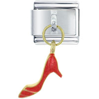 Italian Charms - dress shoe red italian charm Image.