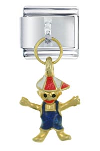 Italian Charms - dangle boy italian charm Image.