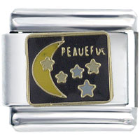 Italian Charms - moon stars italian charm Image.
