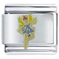 Italian Charms - ballerina fairy italian charm Image.