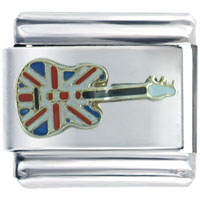 Italian Charms - british electric guitar italian charm Image.