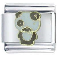 Italian Charms - lovable panda bear italian charm Image.