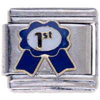 Italian Charms - 1st honor badge italian charm bracelets Image.