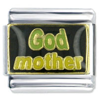 Italian Charms - godmother italian charm Image.