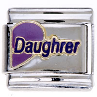 Italian Charms - love my daughter italian charm bracelets Image.