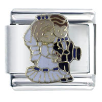 Italian Charms - bride &amp; groom italian charm Image.