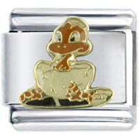 Italian Charms - baby crocodile italian charm Image.