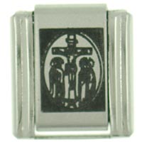 Italian Charms - jesus crucifixion scene laser italian charm Image.