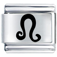 Italian Charms - leo symbol laser italian charm Image.