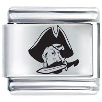 Italian Charms - pirate laser italian charm Image.