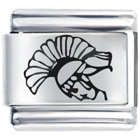 Italian Charms - trojan laser italian charm Image.