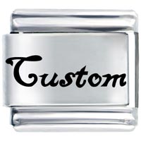L_AA0033: custom laser italian charm l_aa0033 Image.