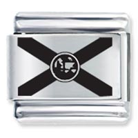 Italian Charms - x globe laser italian charm Image.