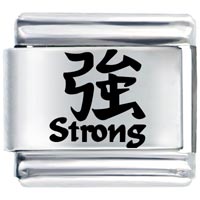 Italian Charms - chinese strong laser italian charm Image.