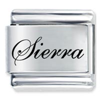 Italian Charms - edwardian script font name sierra laser italian charm Image.