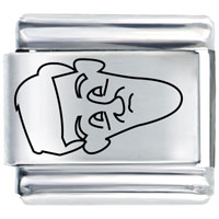 Italian Charms - john kerry face laser italian charm Image.