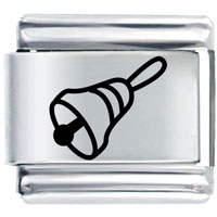 Italian Charms - laser bell italian charm Image.