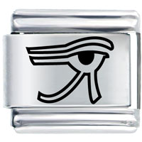 Italian Charms - egyptian eye laser italian charm Image.