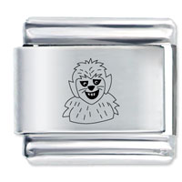 Italian Charms - werewolf laser italian charm Image.